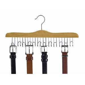 Belt Hanger / Natural & Chrome