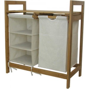 Bamboo Laundry Organizer