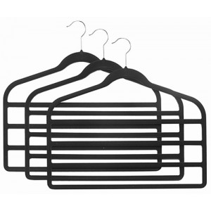 Slim-Line Black Multi Pant Hangers